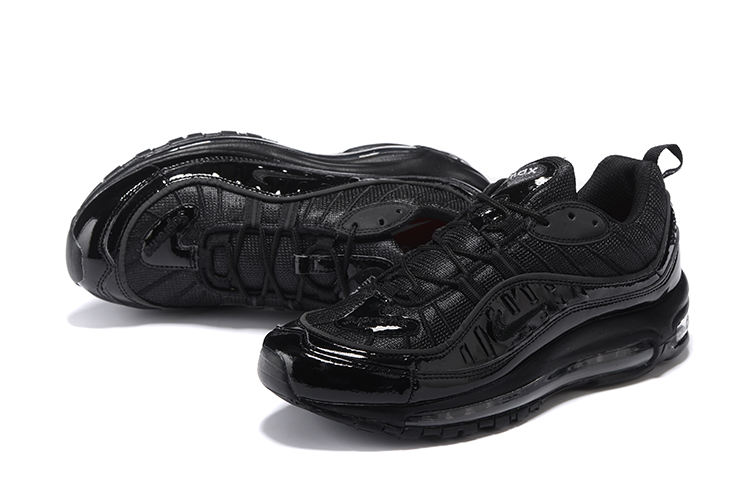 2018 Men Nike Air Max 98 All Black Shoes